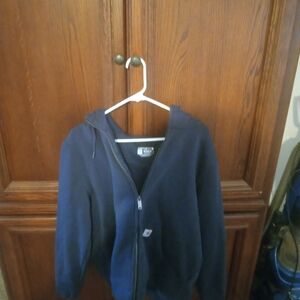 Carhartt Navy Blue Zip-Up Hoodie